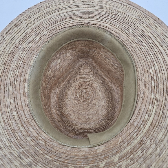 Custom straw feather festival ace of hearts hat new - Picture 5 of 5